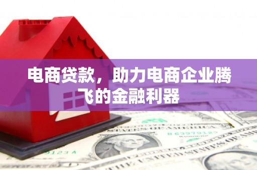 习水电商贷款，助力电商企业腾飞的金融利器
