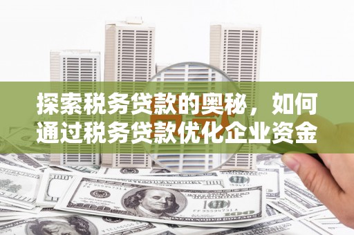 习水探索税务贷款的奥秘，如何通过税务贷款优化企业资金流