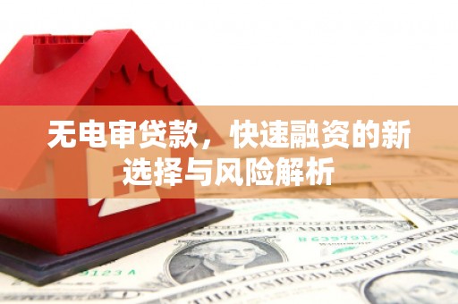 习水无电审贷款，快速融资的新选择与风险解析