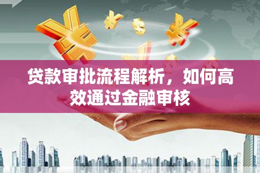 习水贷款审批流程解析，如何高效通过金融审核