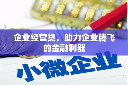 习水企业经营贷，助力企业腾飞的金融利器