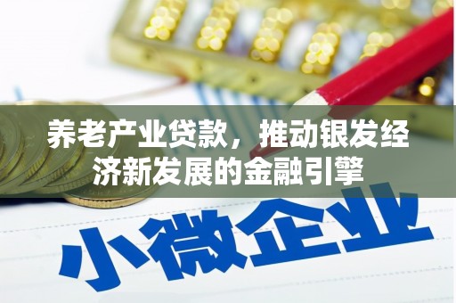 习水养老产业贷款，推动银发经济新发展的金融引擎