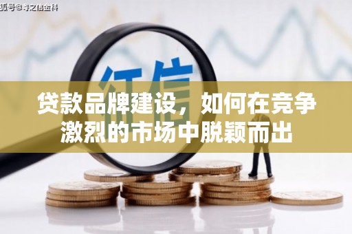 习水贷款品牌建设，如何在竞争激烈的市场中脱颖而出