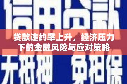 习水贷款违约率上升，经济压力下的金融风险与应对策略