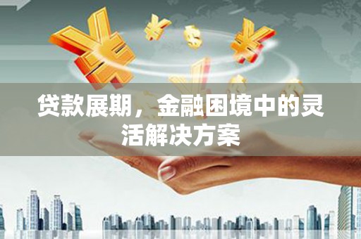 习水贷款展期，金融困境中的灵活解决方案