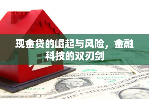 习水现金贷的崛起与风险，金融科技的双刃剑