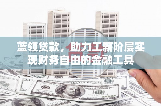 习水蓝领贷款，助力工薪阶层实现财务自由的金融工具