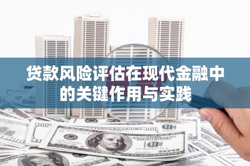 习水贷款风险评估在现代金融中的关键作用与实践