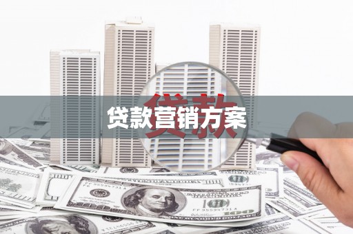 习水贷款营销方案