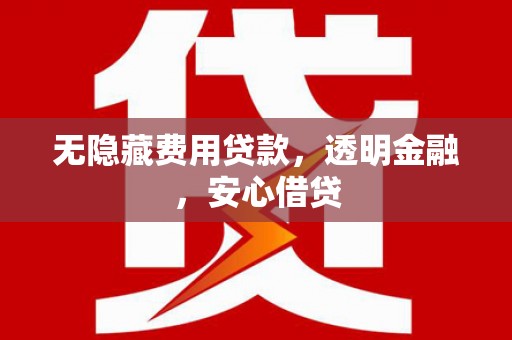 习水无隐藏费用贷款，透明金融，安心借贷