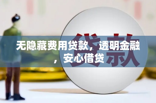 习水无隐藏费用贷款，透明金融，安心借贷