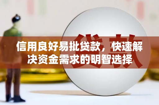 习水信用良好易批贷款，快速解决资金需求的明智选择