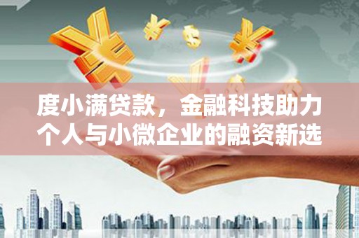 习水度小满贷款，金融科技助力个人与小微企业的融资新选择