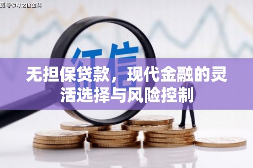 习水无担保贷款，现代金融的灵活选择与风险控制
