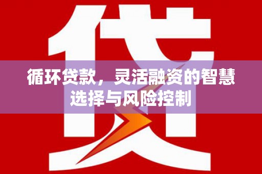 习水循环贷款，灵活融资的智慧选择与风险控制