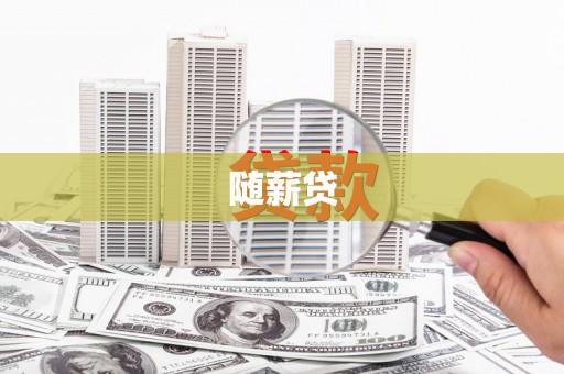 习水随薪贷