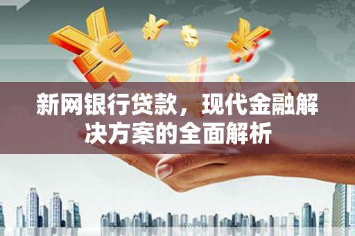 习水新网银行贷款，现代金融解决方案的全面解析