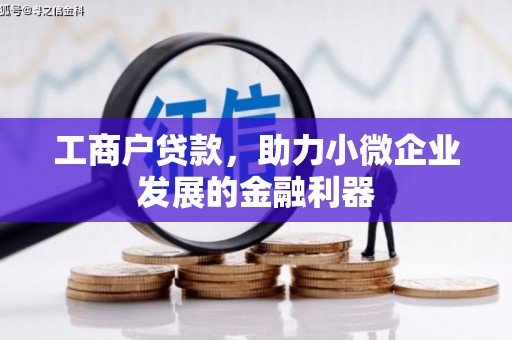 习水工商户贷款，助力小微企业发展的金融利器