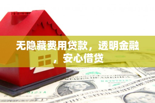 习水无隐藏费用贷款，透明金融，安心借贷