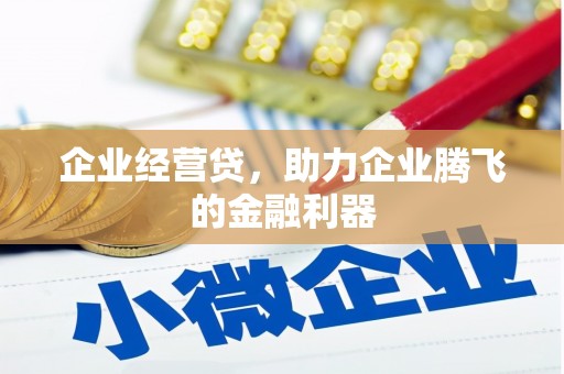 习水企业经营贷，助力企业腾飞的金融利器