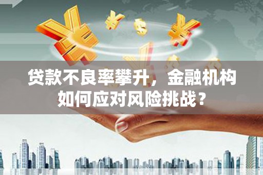 习水贷款不良率攀升，金融机构如何应对风险挑战？